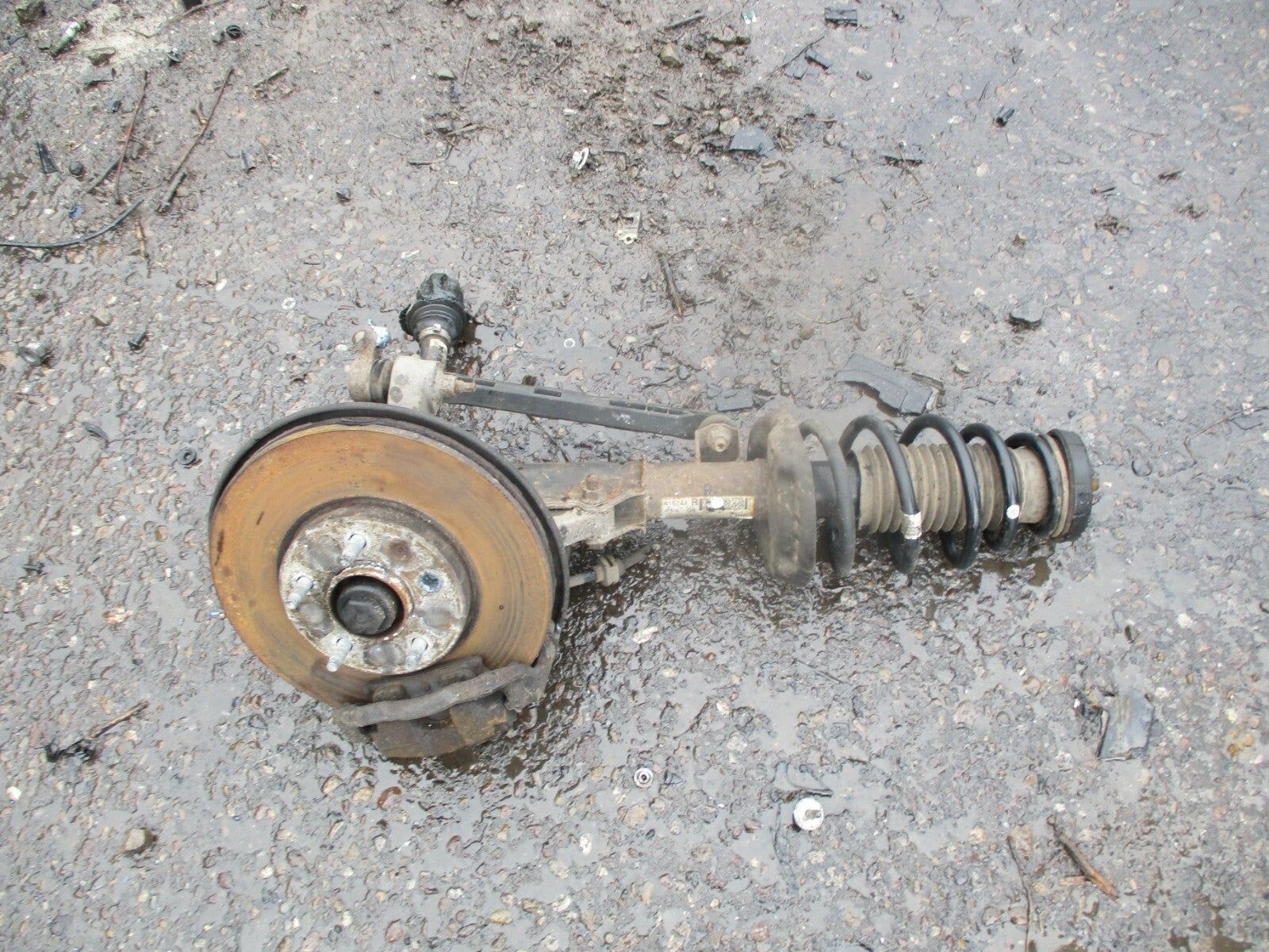 VAUXHALL ASTRA J 2013 2.0 CDTI OS DRIVER SIDE SUSPENSION LEG SPRING HUBS