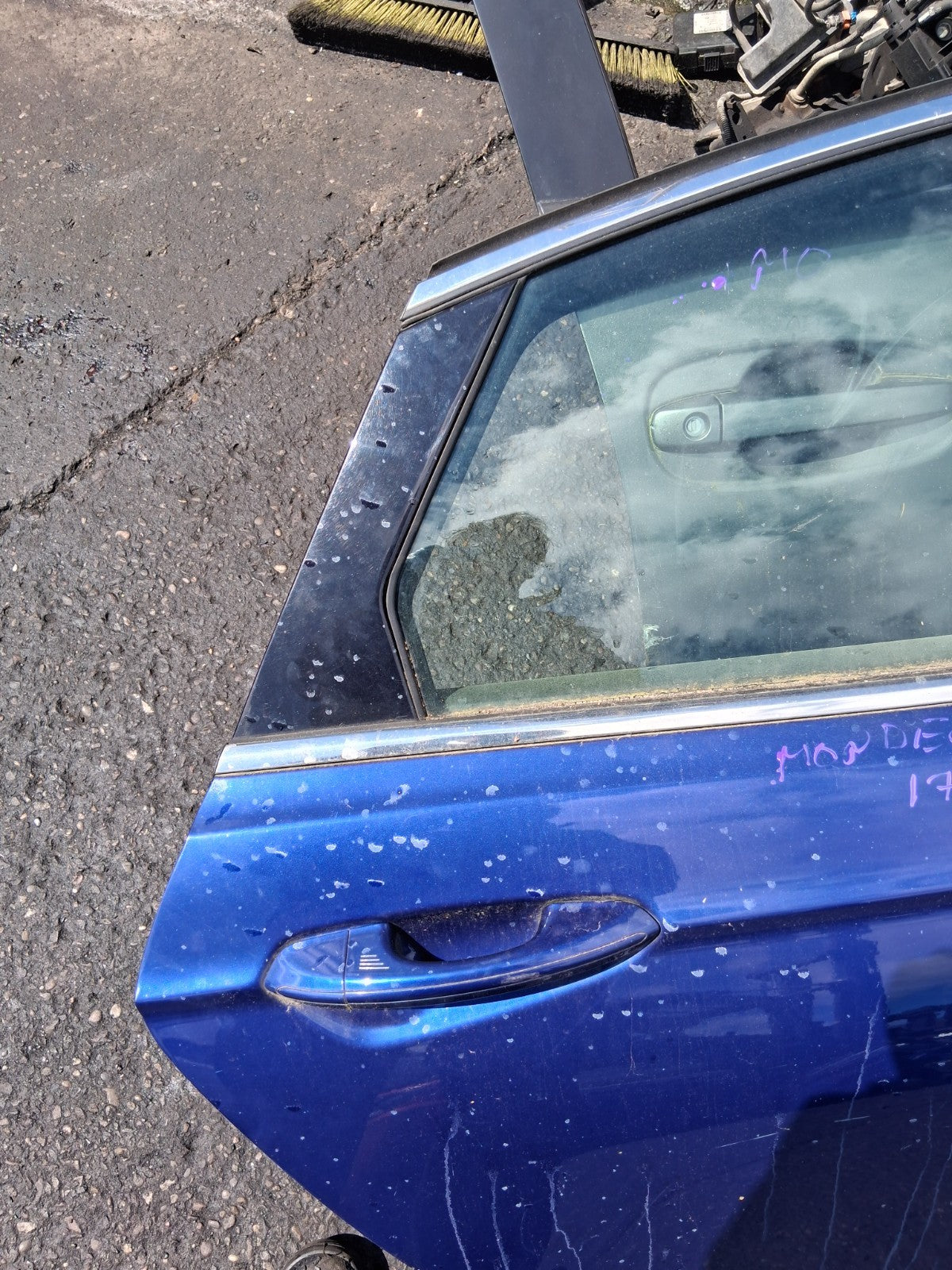 2017 FORD MONDEO MK5 HATCHBACK OSR DRIVER SIDE REAR COMPLETE DOOR BLUE LD