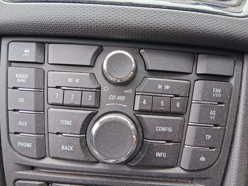 2017 VAUXHALL MERIVA B MK2 MULTIMEDIA RADIO CD PLAYER SWITCH PANEL CONTROL