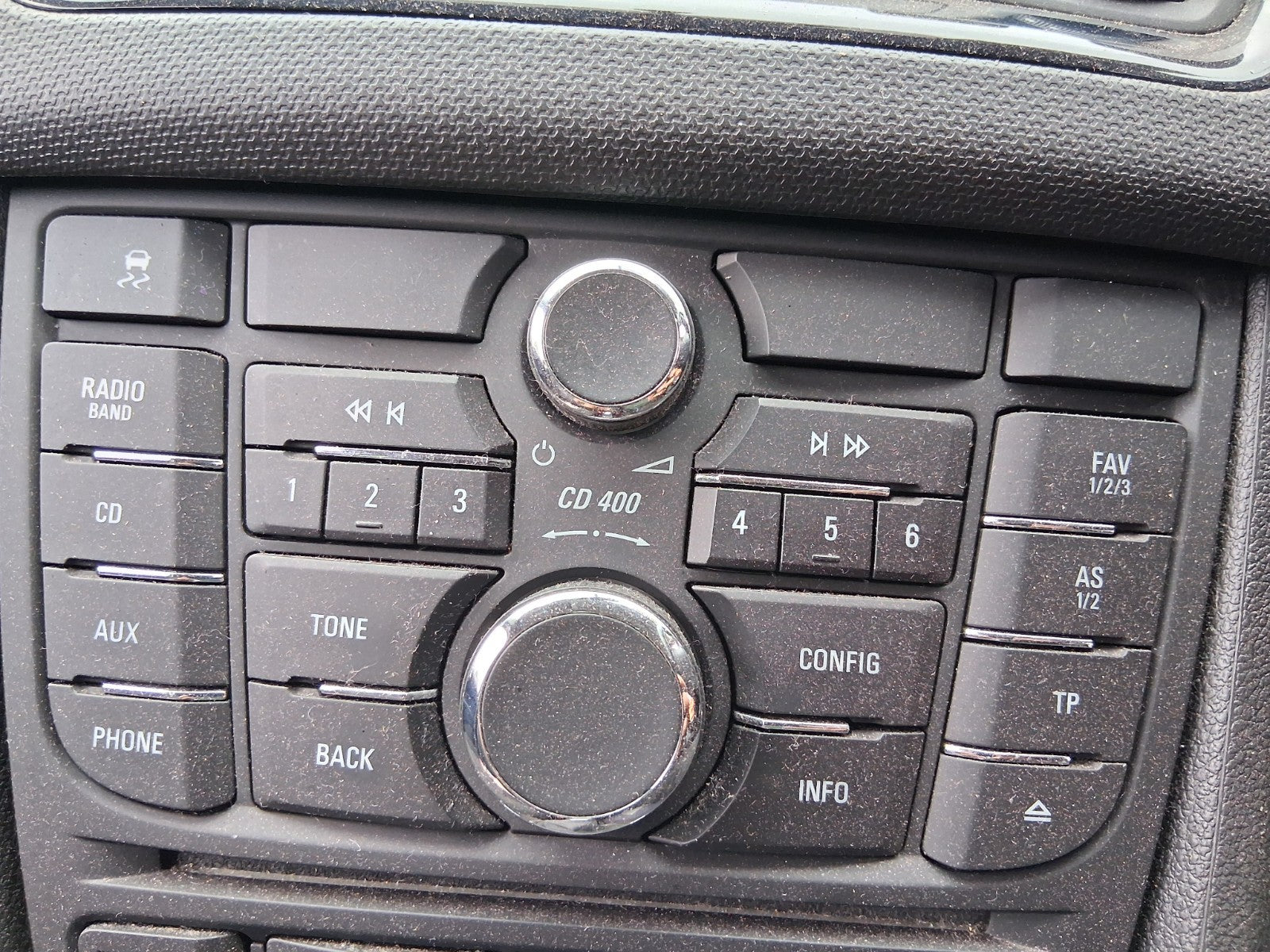 2017 VAUXHALL MERIVA B MK2 MULTIMEDIA RADIO CD PLAYER SWITCH PANEL CONTROL
