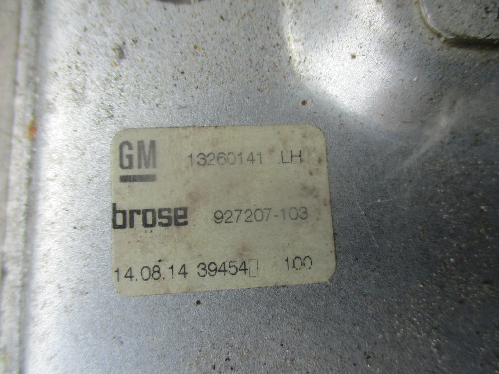 2014 VAUXHALL ZAFIRA C MK3 NSR PASSENGER REAR WINDOW MOTOR REGULATOR 915368104