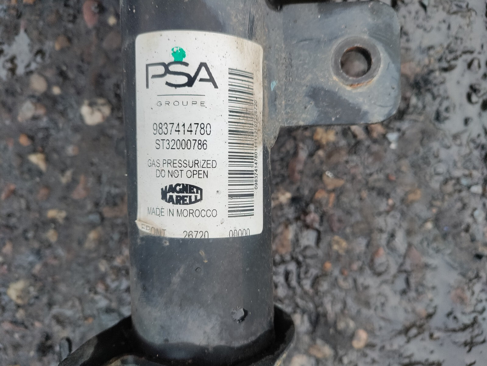 VAUXHALL CORSA F 2020 1.2 PETROL OS DRIVER SIDE SHOCK ABSORBER 9837414780