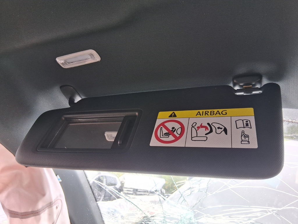 2022 AUDI Q2 S LINE MK1 NSF PASSENGER SIDE FRONT LEFT SUN VISOR SHADE