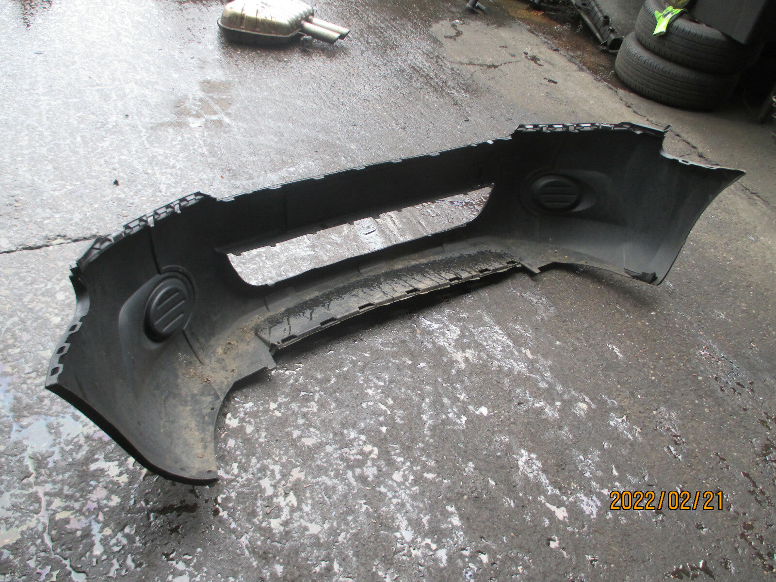 PEUGEOT PARTNER 2014 MK2 FRONT BUMPER PLASTIC GREY