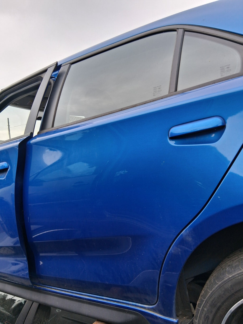 2021 MG 3 MK2 EXCLUSIVE NSR PASSENGER SIDE REAR DOOR REGAL MOUNTAIN BLUE 5JSJ