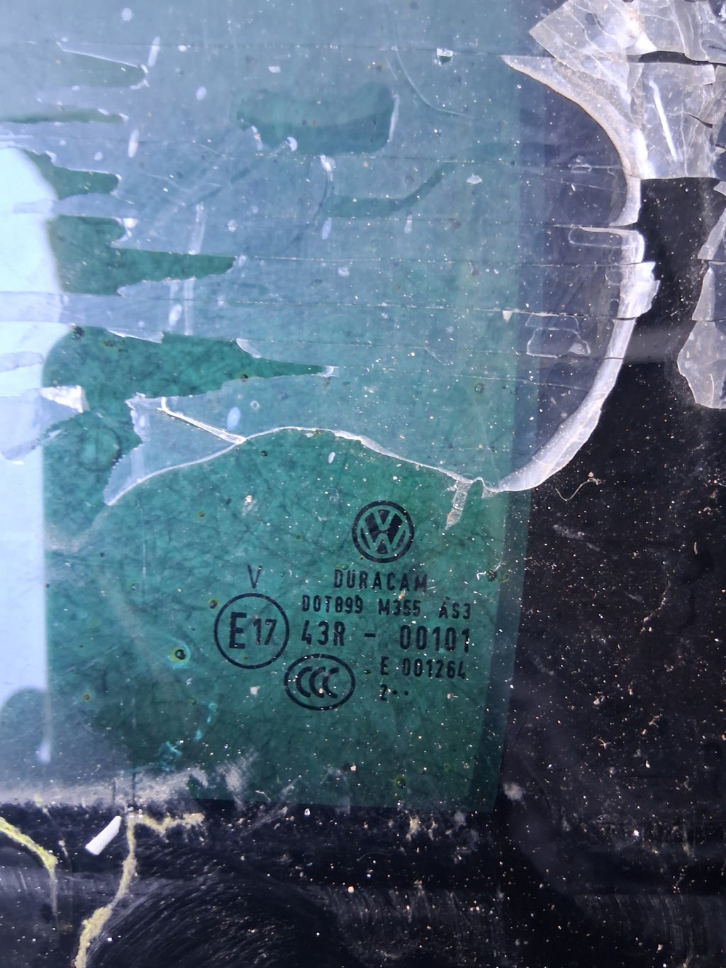 2023 VW VOLKSWAGEN TIGUAN NSR PASSENGER SIDE REAR QUARTER GLASS 5G6845213