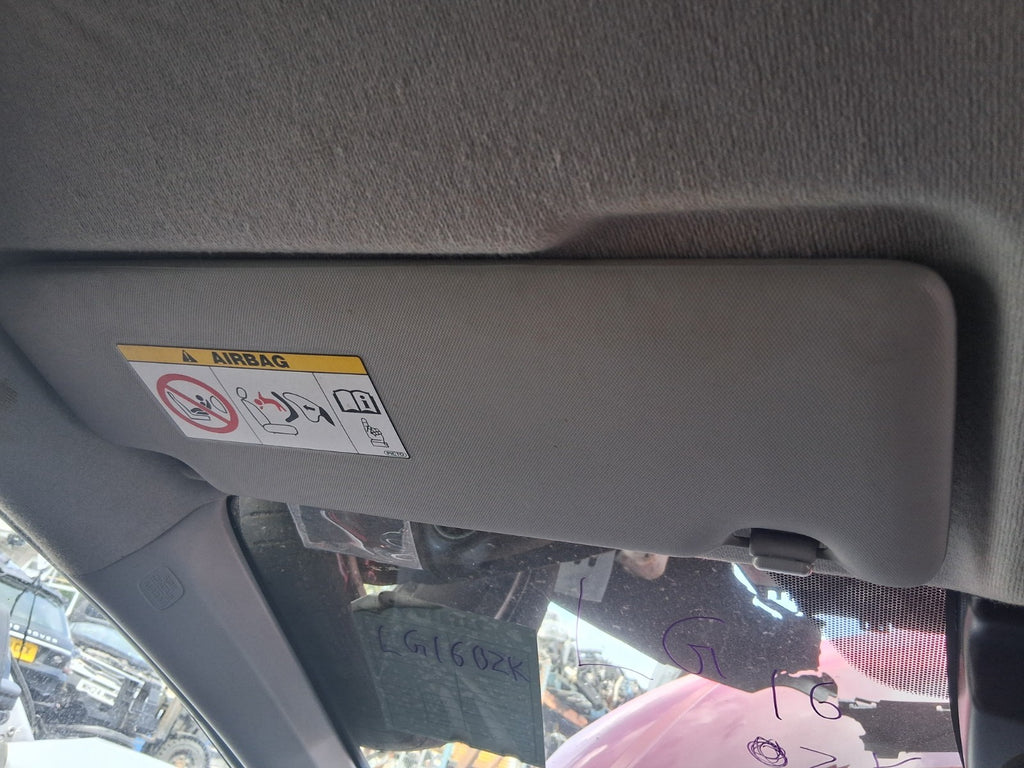2016 HONDA CIVIC MK9 FACELIFT NSF PASSENGER SIDE FRONT LEFT SUN VISOR SHADE