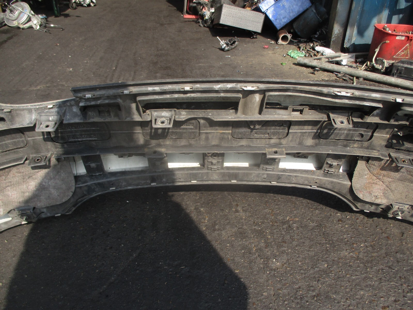 2002 MERCEDES C CLASS COUPE CL203 REAR BUMPER SILVER