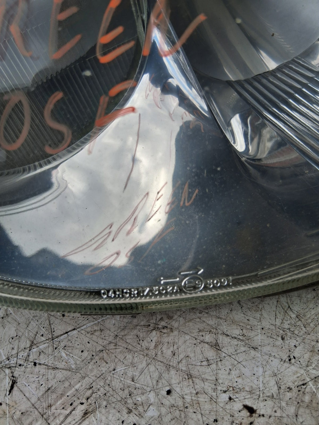 1996 MG F OSF DRIVER SIDE FRONT HEADLIGHT XBC104020