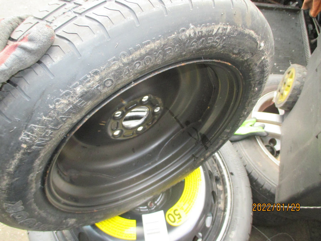 FORD FOCUS 2007 16 INCH SPACESAVER WHEEL WITH TYRE T125/85R16