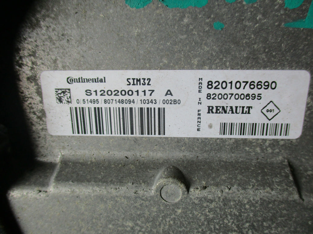 RENAULT TWINGO MK2 1.2 PETROL ENGINE CONTROL UNIT ECU 8201076690