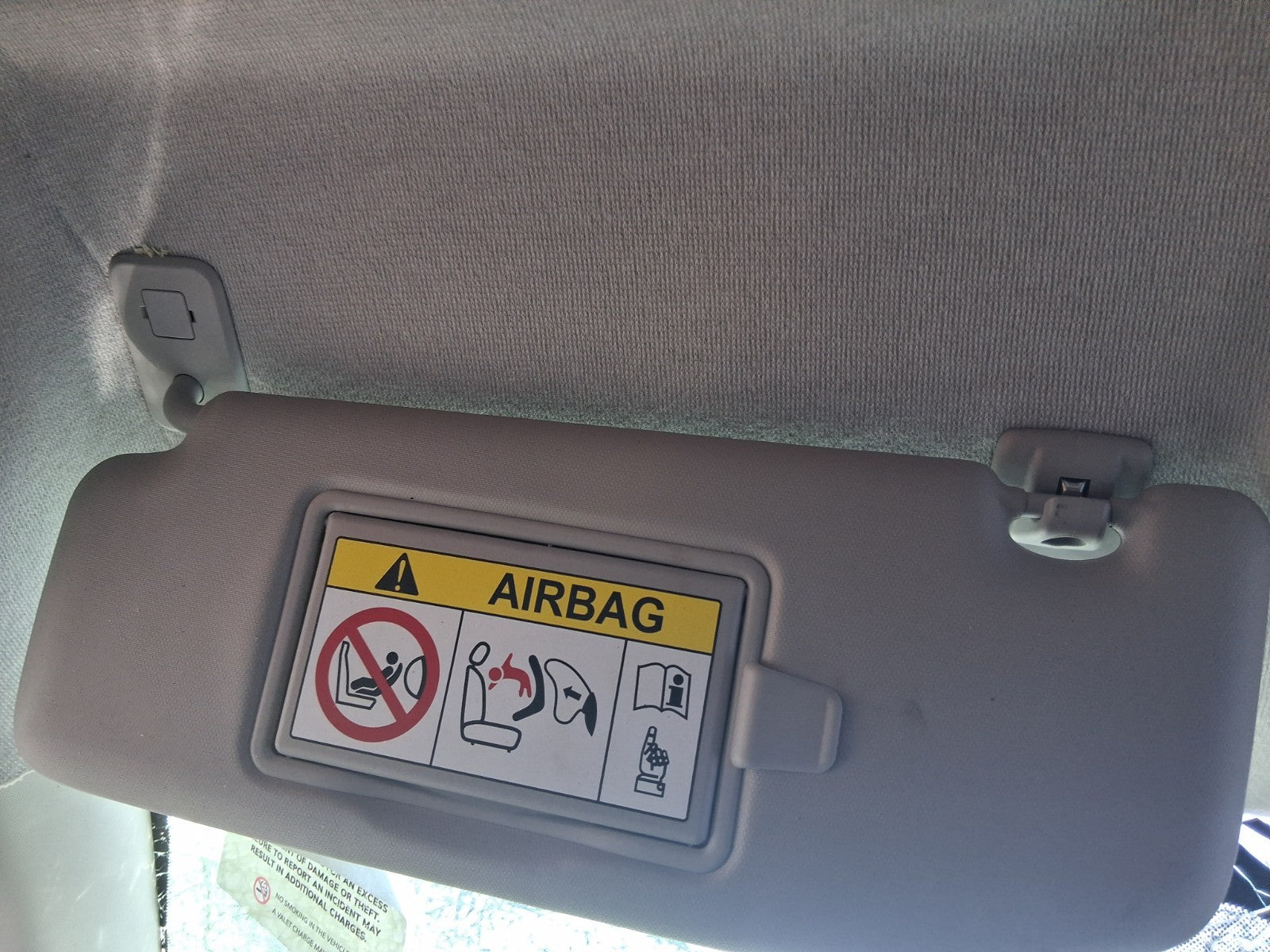 2023 CITROEN C3 MK3 NSF PASSENGER SIDE FRONT SUN VISOR SHADE