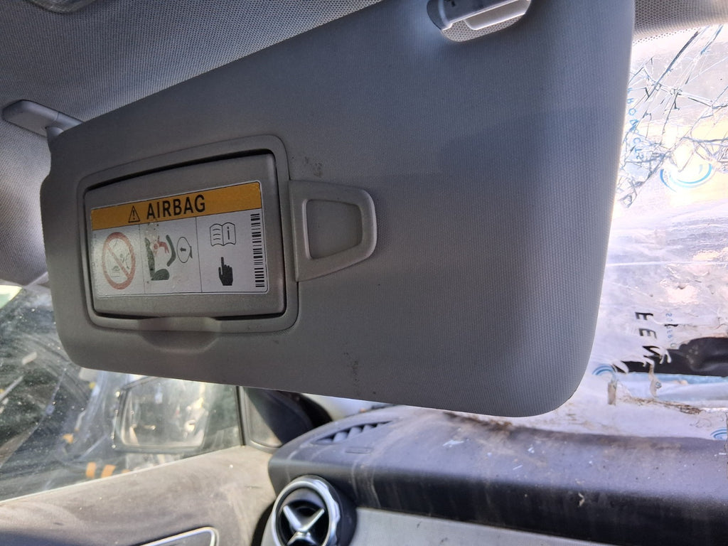 2019 MERCEDES BENZ GLA 180 X156 NSF PASSENGER SIDE FRONT LEFT SUN VISOR SHADE