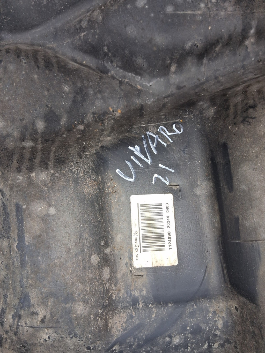 VAUXHALL VIVARO C MK3 2021 1.5 DIESEL FUEL TANK