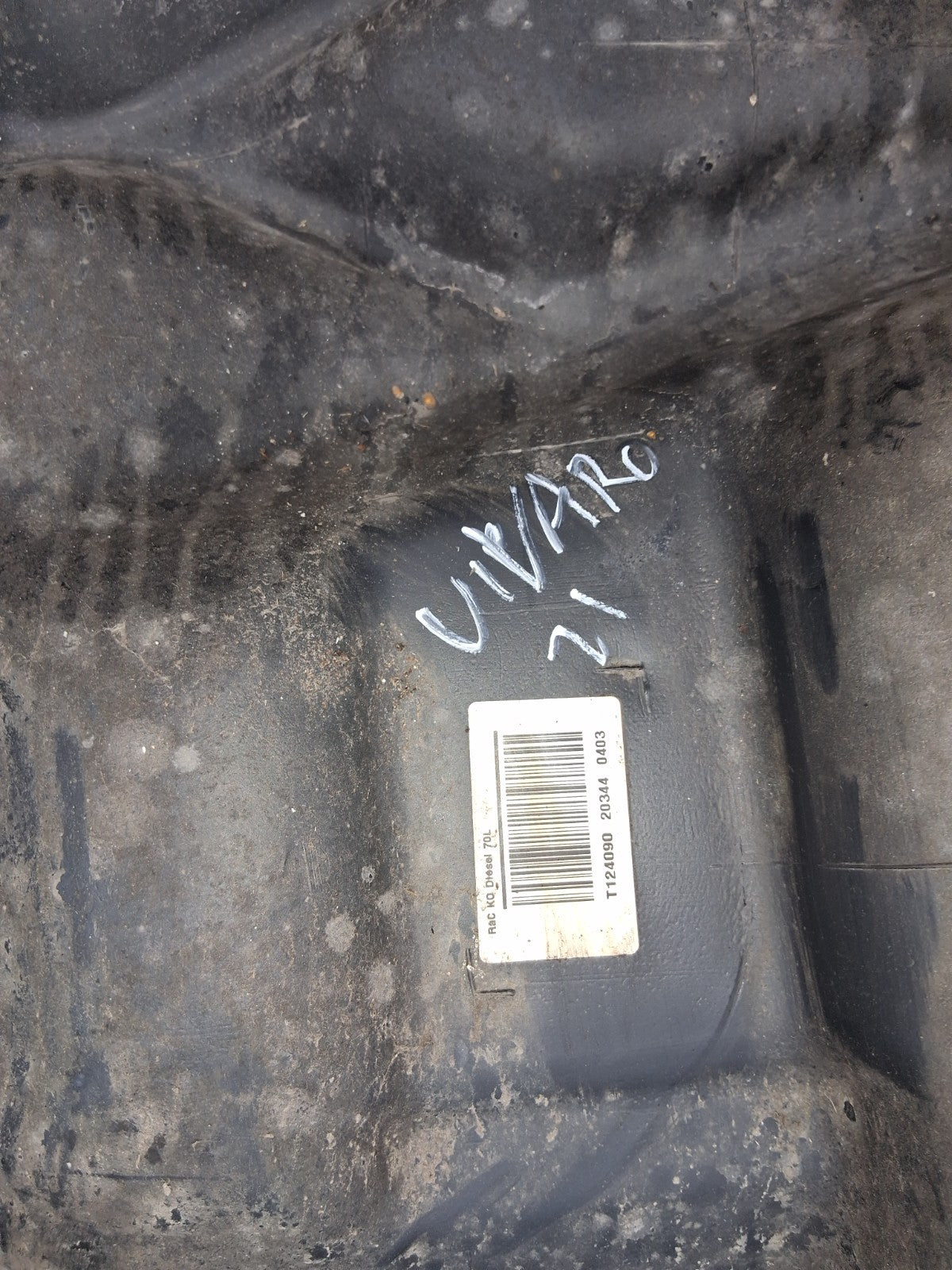 VAUXHALL VIVARO C MK3 2021 1.5 DIESEL FUEL TANK