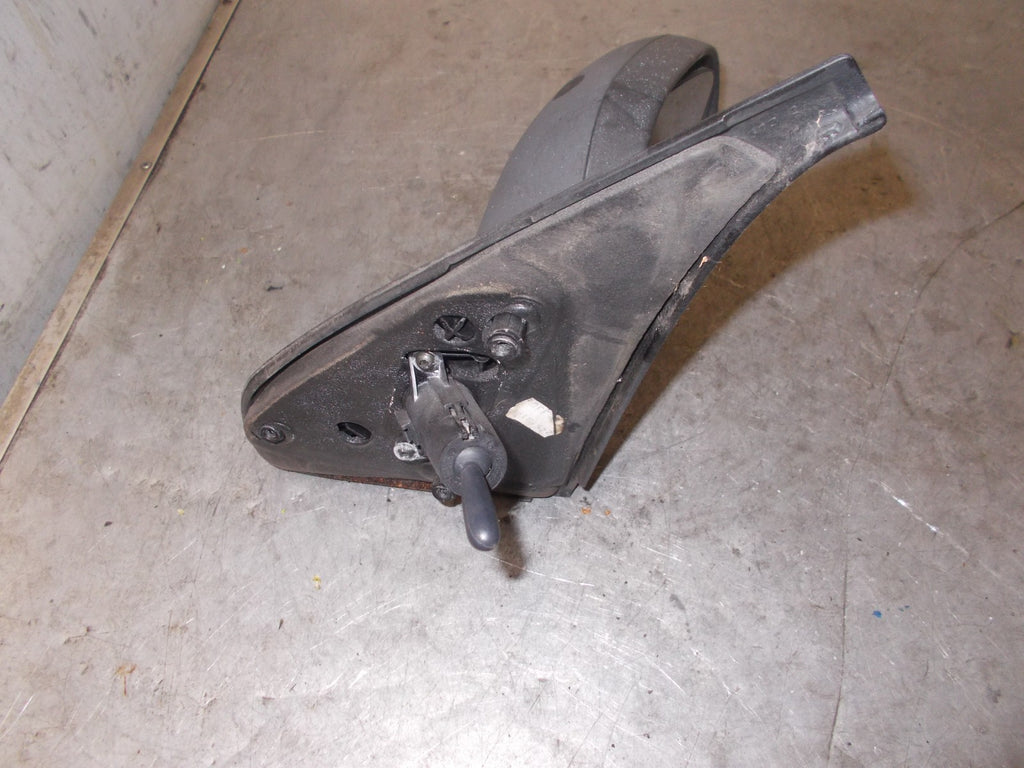 RENAULT CLIO MK2 OS DRIVER SIDE MANUAL WING MIRROR BLACK