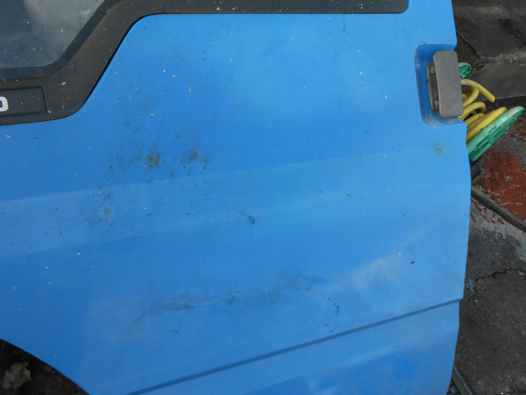 FORD TRANSIT MK6 2000 - 2006 NSF COMPLETE PASSENGER FRONT DOOR & GLASS BLUE