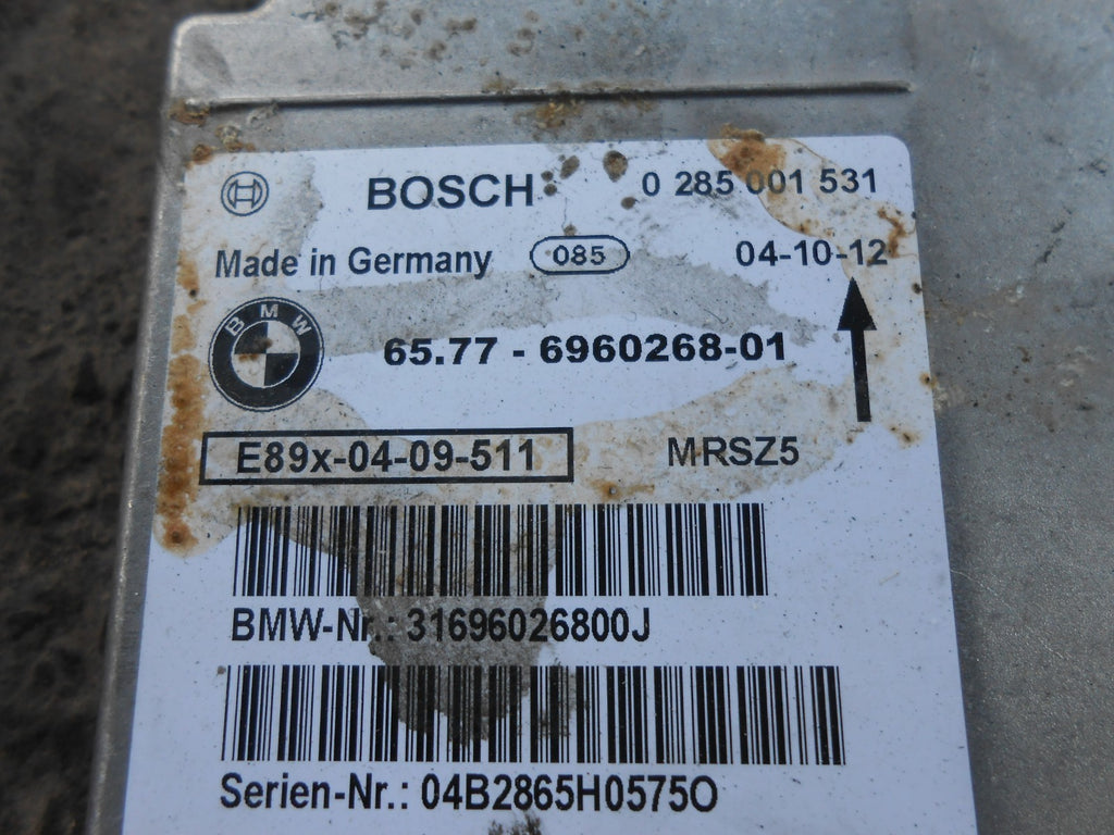 BMW 1 SERIES E87 3 SERIES E90 E91 X1 E84 BAG CRASH ECU MODULE 6960268