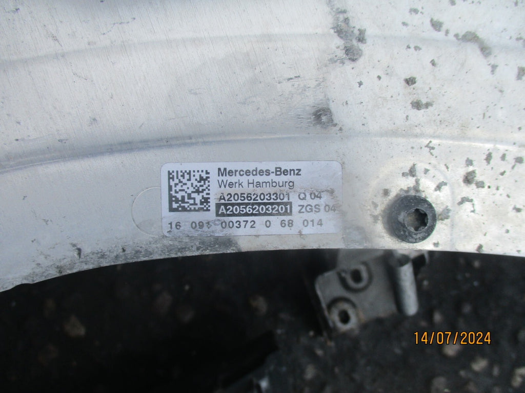 MERCEDES C CLASS W205 2017 FRONT SLAM PANEL RADIATOR SUPPORT BAR A2056203301