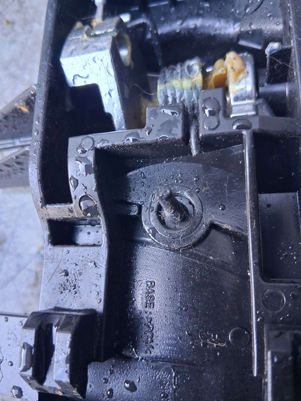 2015 NISSAN NOTE OSR DRIVER SIDE REAR DOOR WITH LOCK MECH & HANDLE