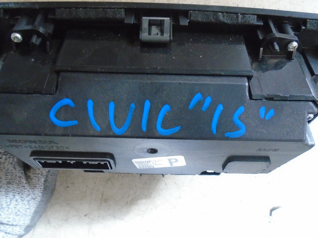 HONDA CIVIC 2015 MK9 HEATER CONTROL PANEL SWITCH UNIT 79600TV0E4