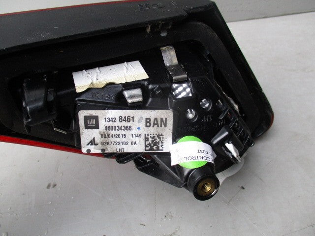 VAUXHALL CORSA E 2016 NSR PASSENGER SIDE REAR INNER TAIL LIGHT 13428461