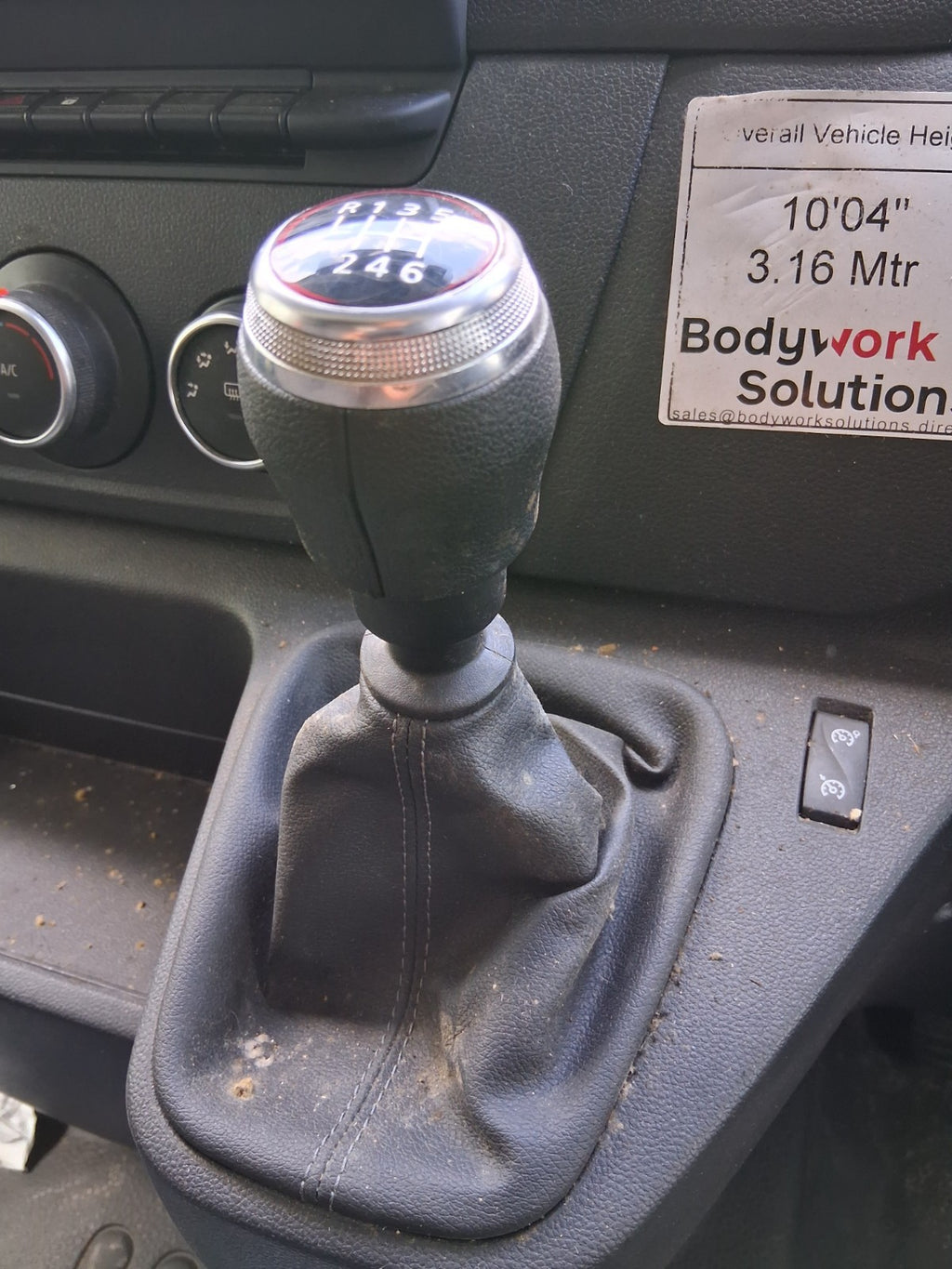 2024 RENAULT MASTER MK3 6 SPEED MANUAL GEAR STICK GEAR SHIFTER