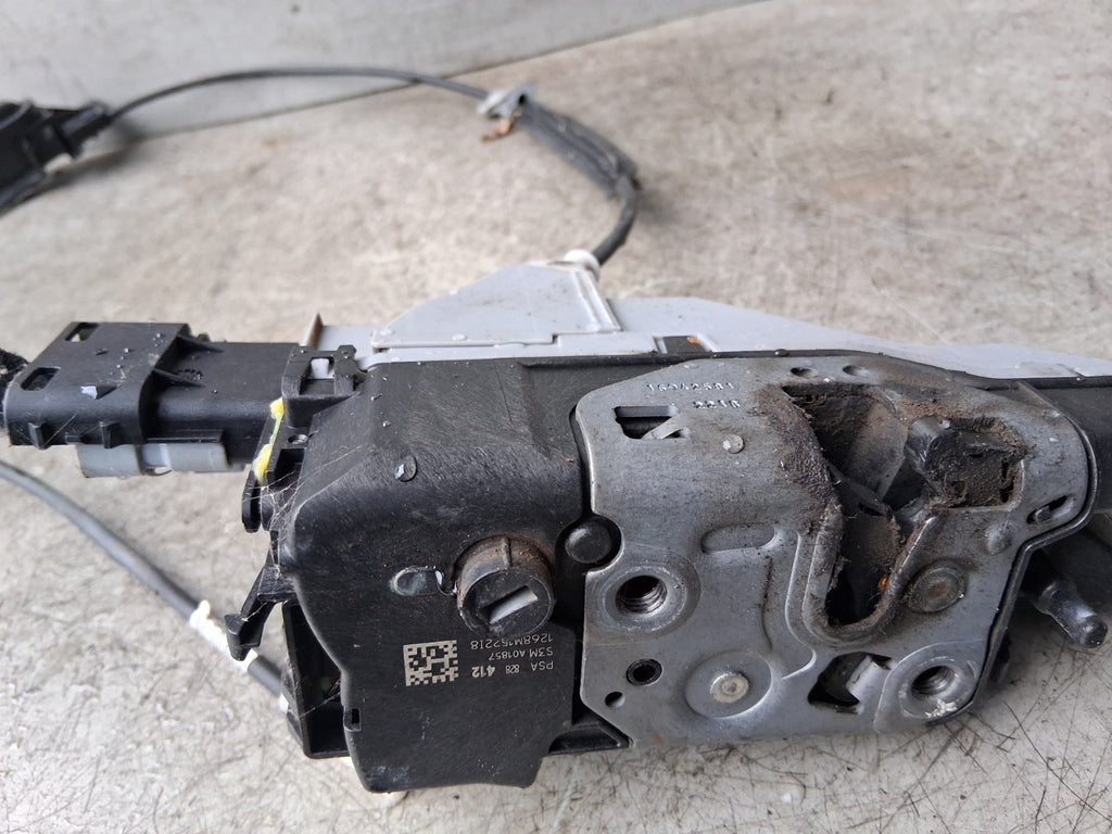 2018 CITROEN BERLINGO MK2 OSF DRIVER SIDE FRONT RIGHT DOOR LOCK MECHANISM 828412