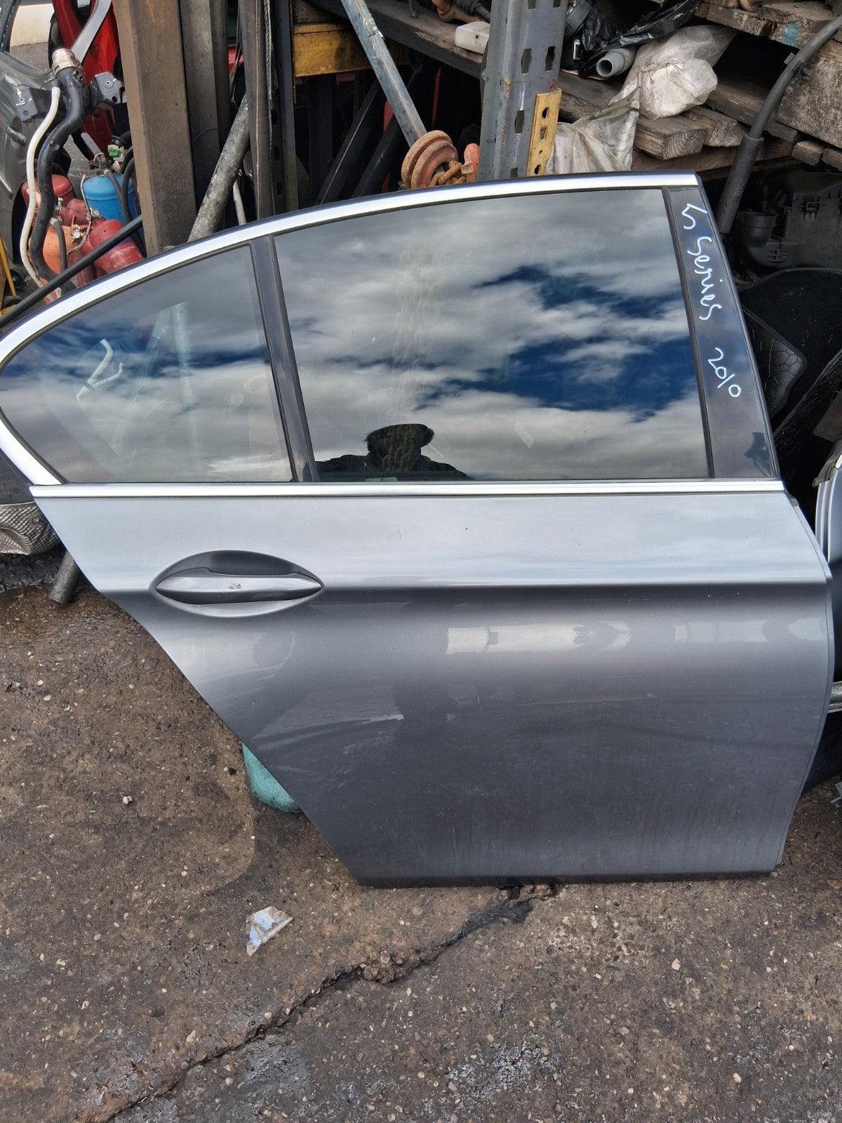 2010 BMW 5 SERIES F10 M SPORT OSR DRIVER SIDE REAR COMPLETE DOOR SPACE GREY A52