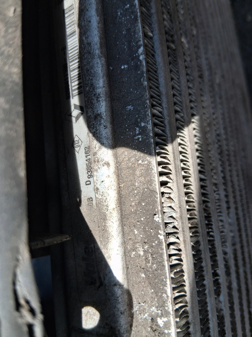 2013 VAUXHALL VIVARO 2.0 DIESEL INTERCOOLER RADIATOR FRONT SLAM PANEL 8200411160
