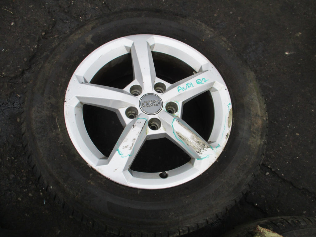 AUDI Q2 MK1 2020 16 INCH ALLOY WHEEL WITH TYRE 215/60R16 81A601025