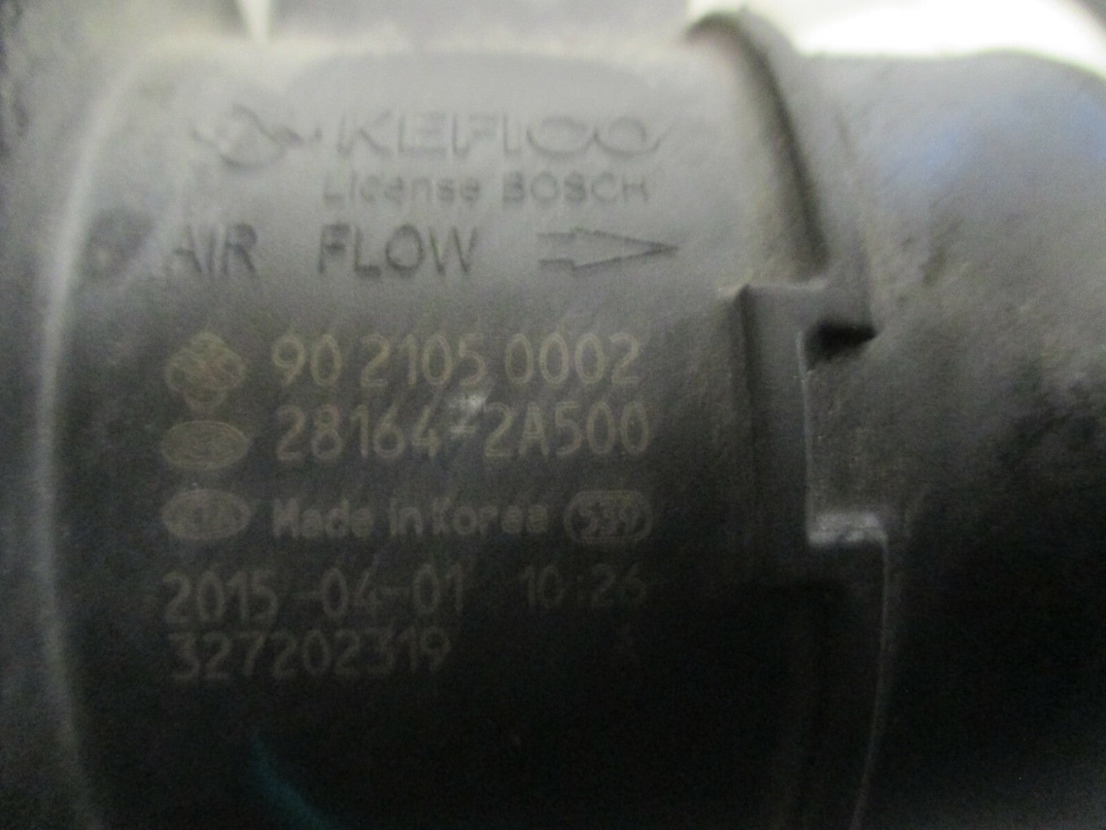 HYUNDAI I40 2015 MK1 AIR MASS FLOW METER 281642A500