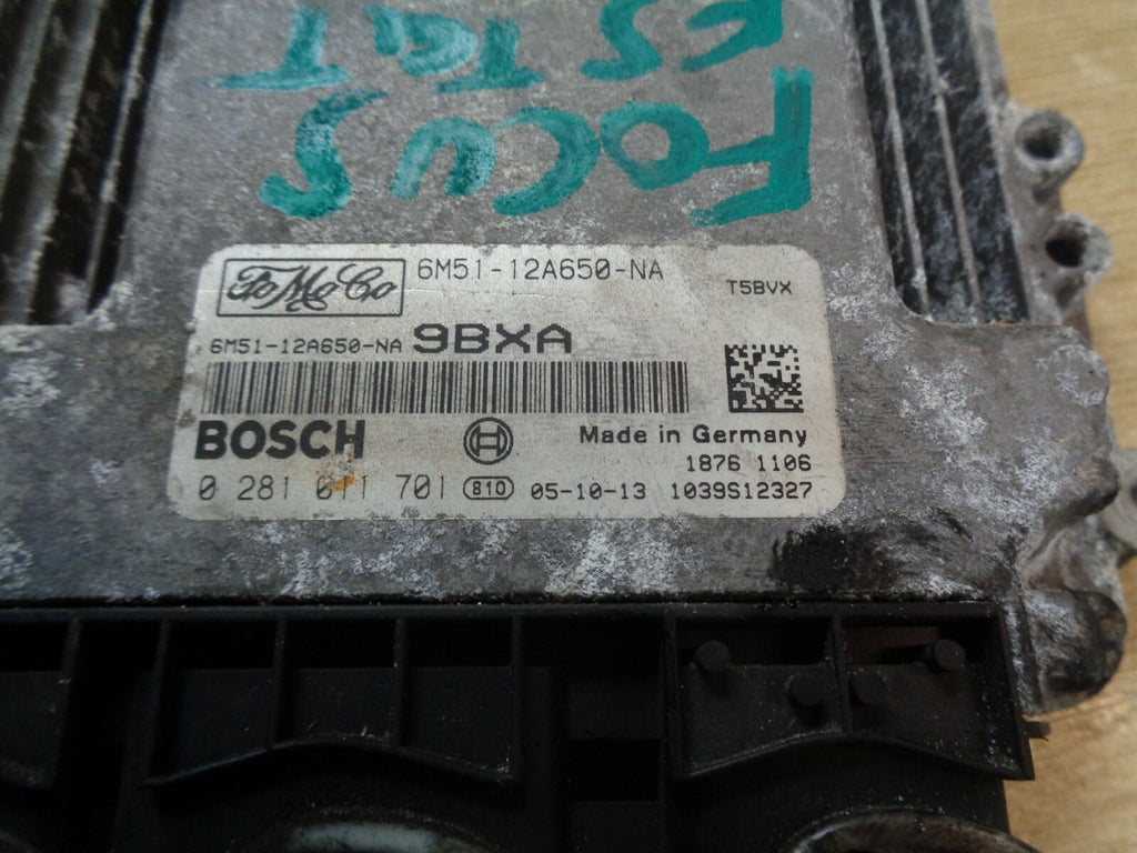 FORD FOCUS MK2 1.6 TDCI ENGINE CONTROL UNIT ECU 6M5112A650NA9BXA