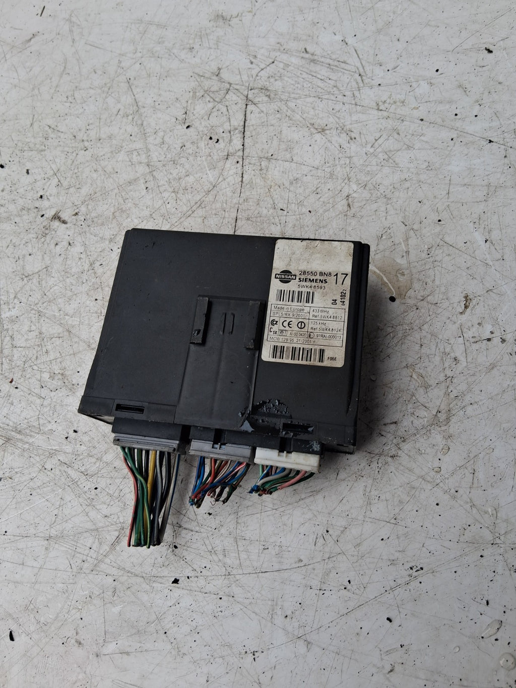 2004 NISSAN ALMERA N16 MK2 CONTROL UNIT ECU COMFORT CONTROLLER  28550BN8