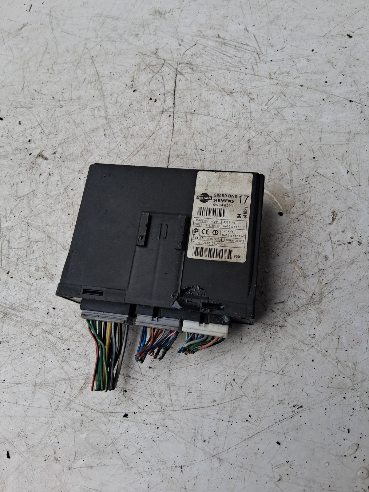 2004 NISSAN ALMERA N16 MK2 CONTROL UNIT ECU COMFORT CONTROLLER  28550BN8