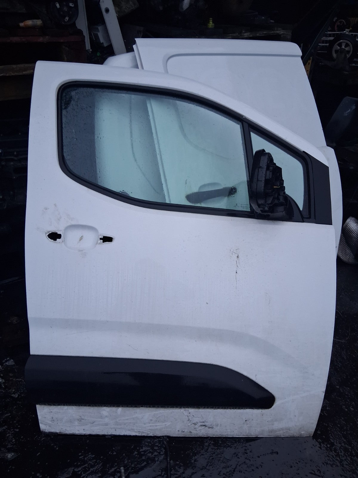 2021 VAUXHALL COMBO E MK4 OSF DRIVER SIDE FRONT RIGHT BARE DOOR WHITE