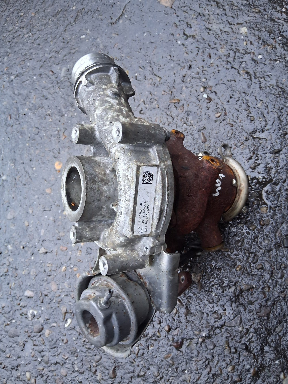 2015 MERCEDES BENZ CITAN 1.5 DIESEL TURBO TURBOCHARGER 8013740004