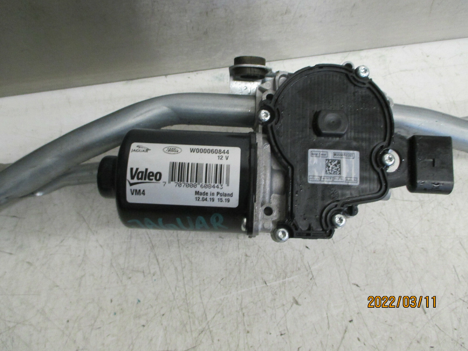 2019 JAGUAR XE FRONT WINDSCREEN WIPER MOTOR LINKAGES GX7317500BC