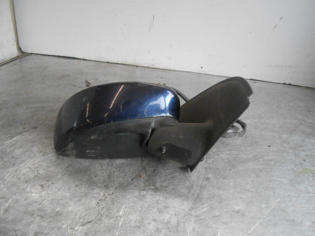 FIAT STILO 192 2001 - 2007 OS DRIVER SIDE ELECTRIC ADJUST DOOR WING MIRROR BLUE