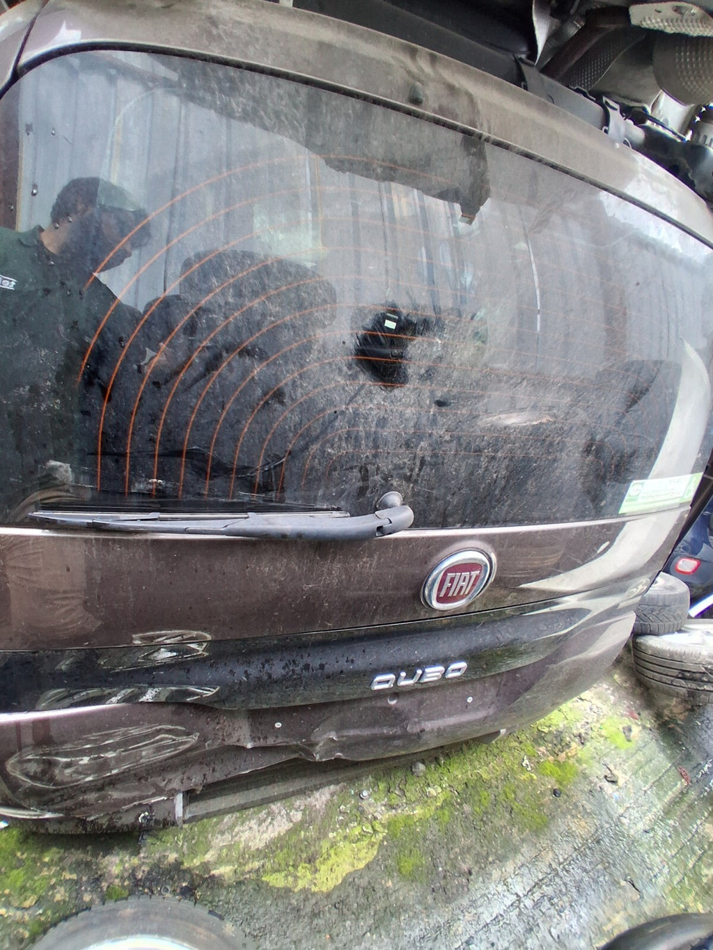 2019 FIAT FIORINO QUBO TAILGATE BOOTLID MAGNETICO BRONZE METALLIC 444