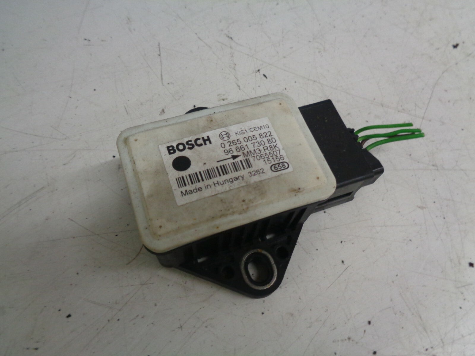 PEUGEOT PARTNER 2016 ESP CONTROL UNIT DUO SENSOR 9666173080