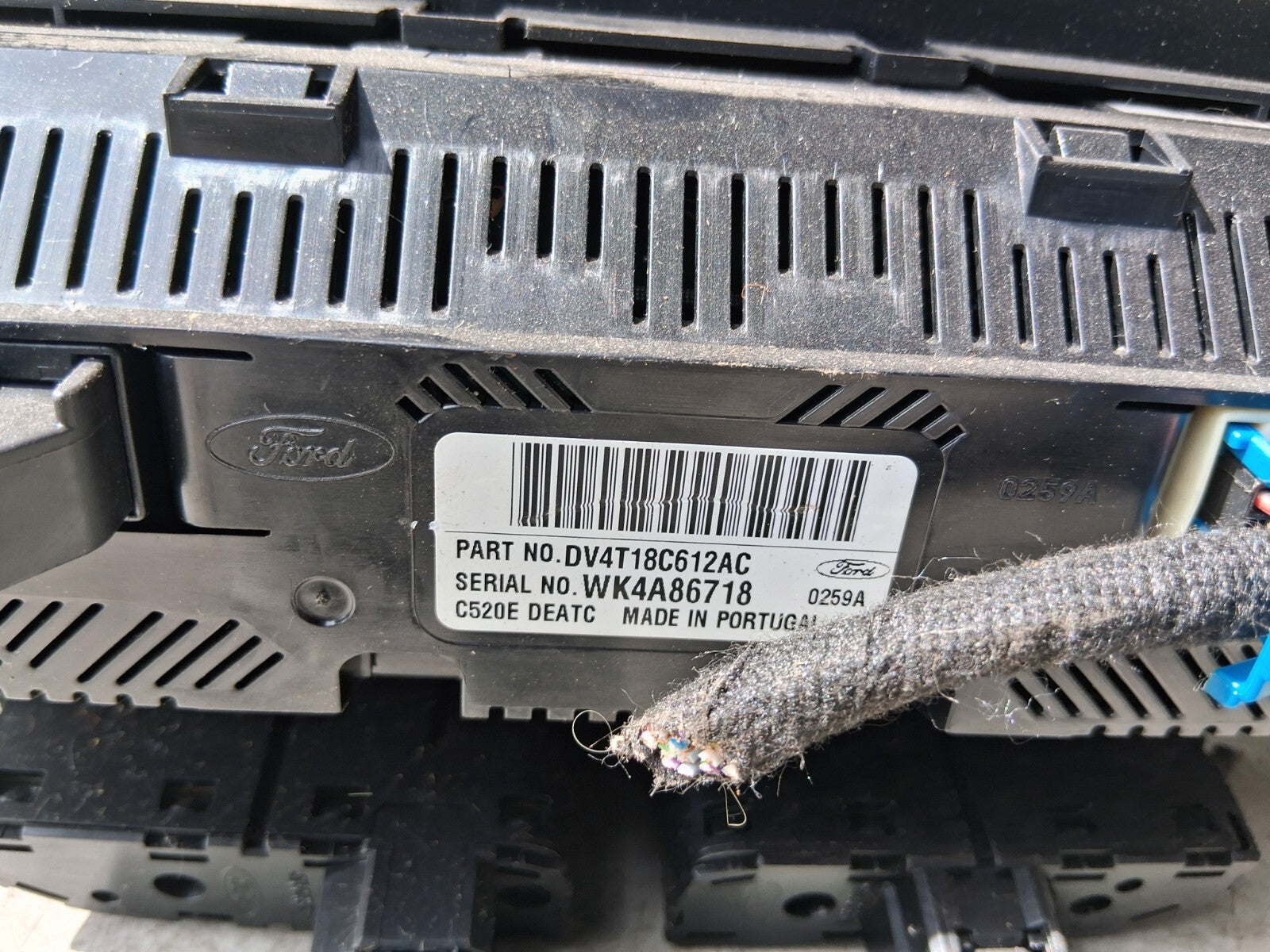 2013 FORD KUGA MK2 AC HEATER CLIMATE CONTROL SWITCH PANEL DV4T18C612AC