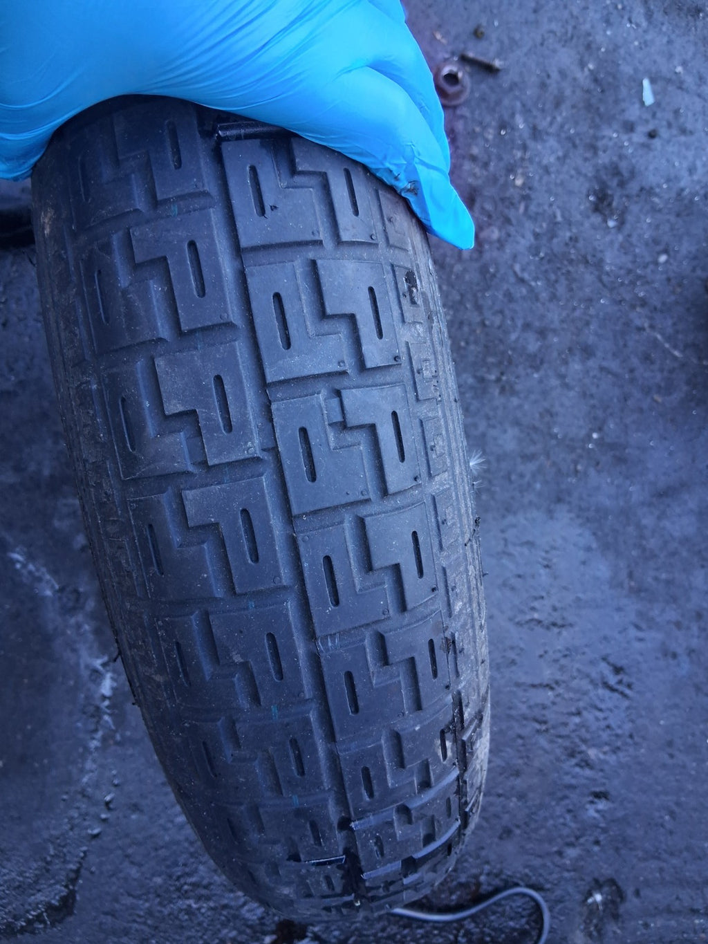 2010 FIAT 500 LOUNGE MK1 14 INCH SPACE SAVER STEEL WHEEL WITH TYRE 135/80R14