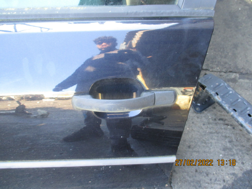 FORD MONDEO 2003 MK2 NSF FRONT PASSENGER SIDE COMPLETE DOOR BLACK