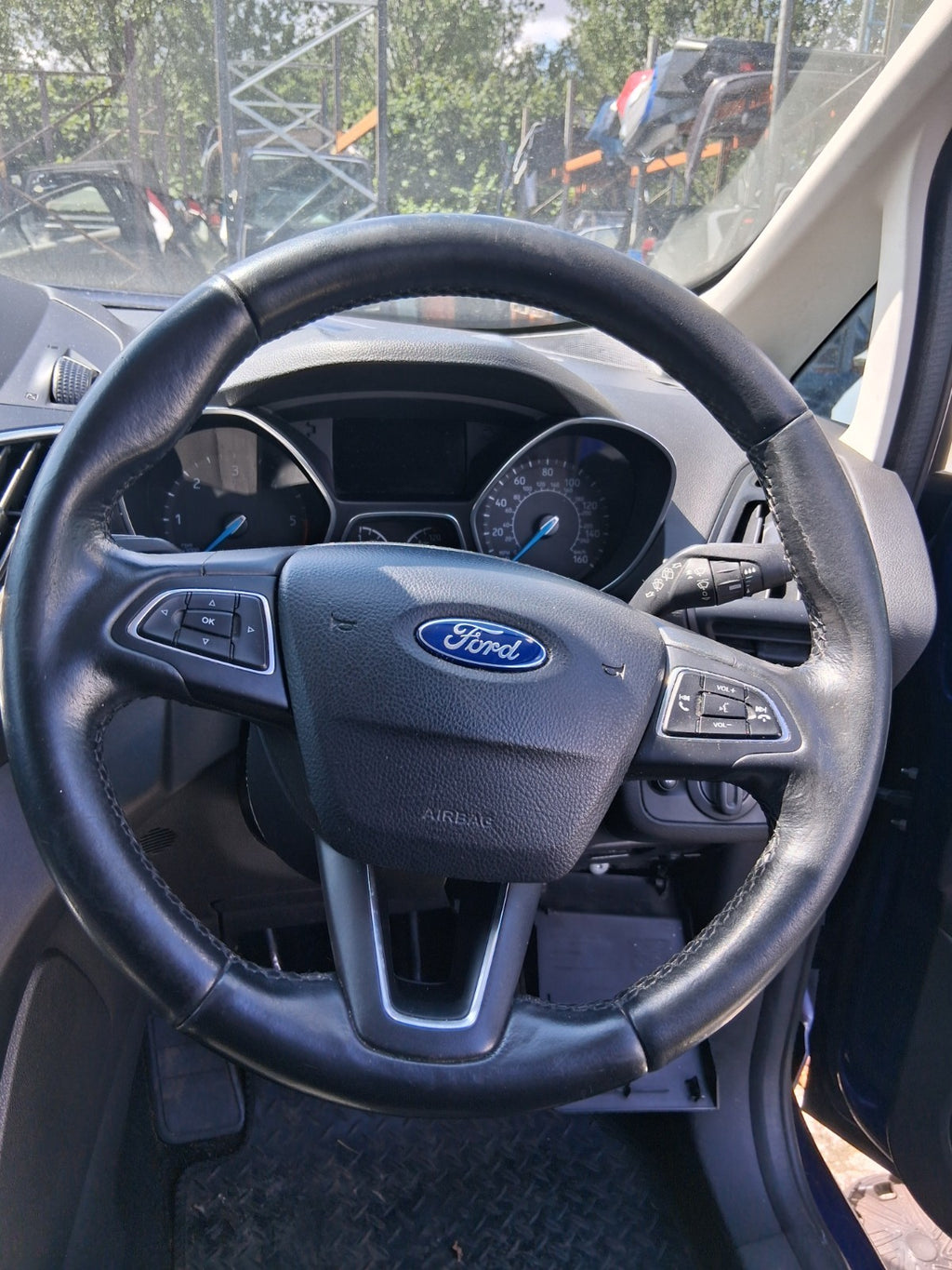 2015 FORD GRAND C MAX MK2 MULTIFUNCTIONAL STEERING WHEEL WITHOUT AIRBAG