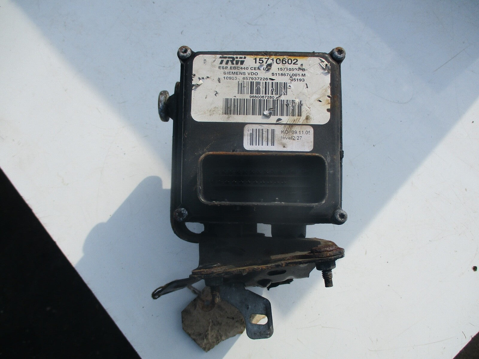 PEUGEOT 407 2007 2.0 DIESEL ABS PUMP 15710602