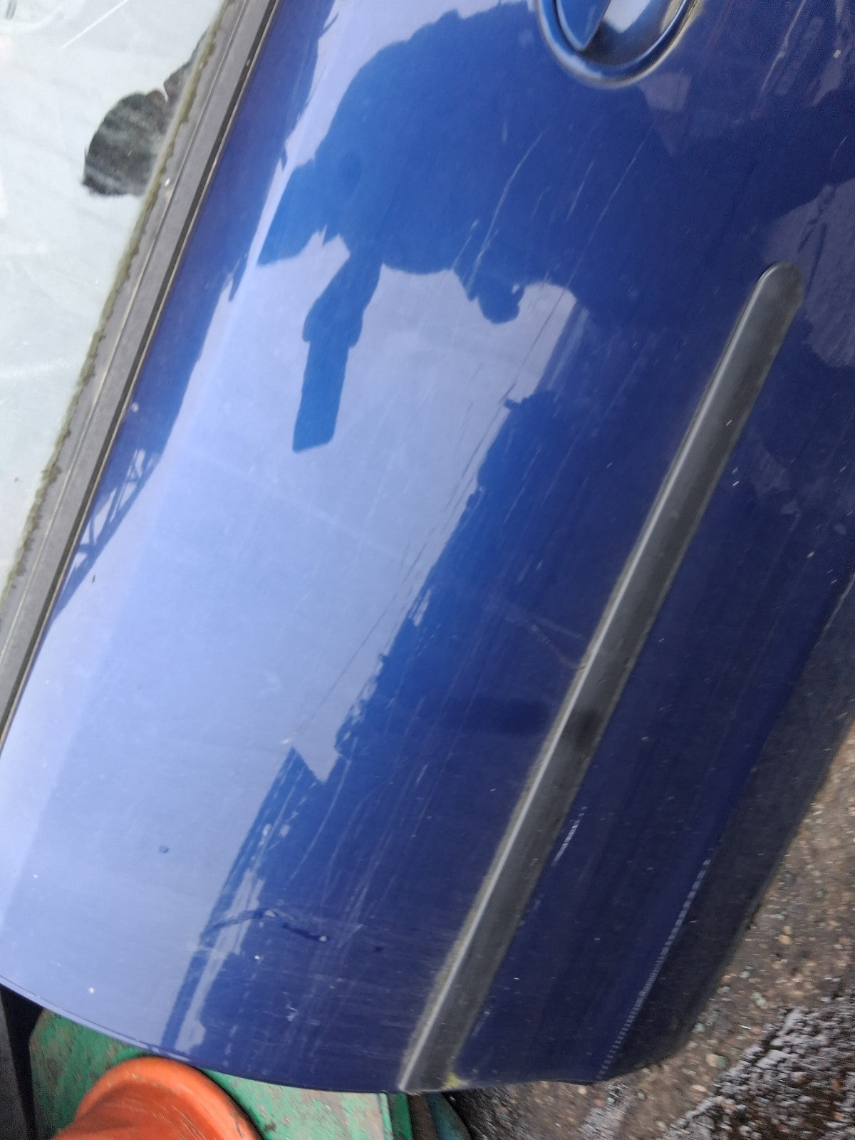 2005 VAUXHALL CORSA C NSR PASSENGER SIDE REAR LEFT COMPLETE DOOR BLUE