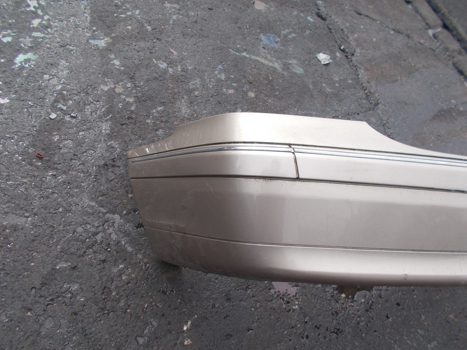 MERCEDES C CLASS C270 2001 REAR BUMPER GOLD