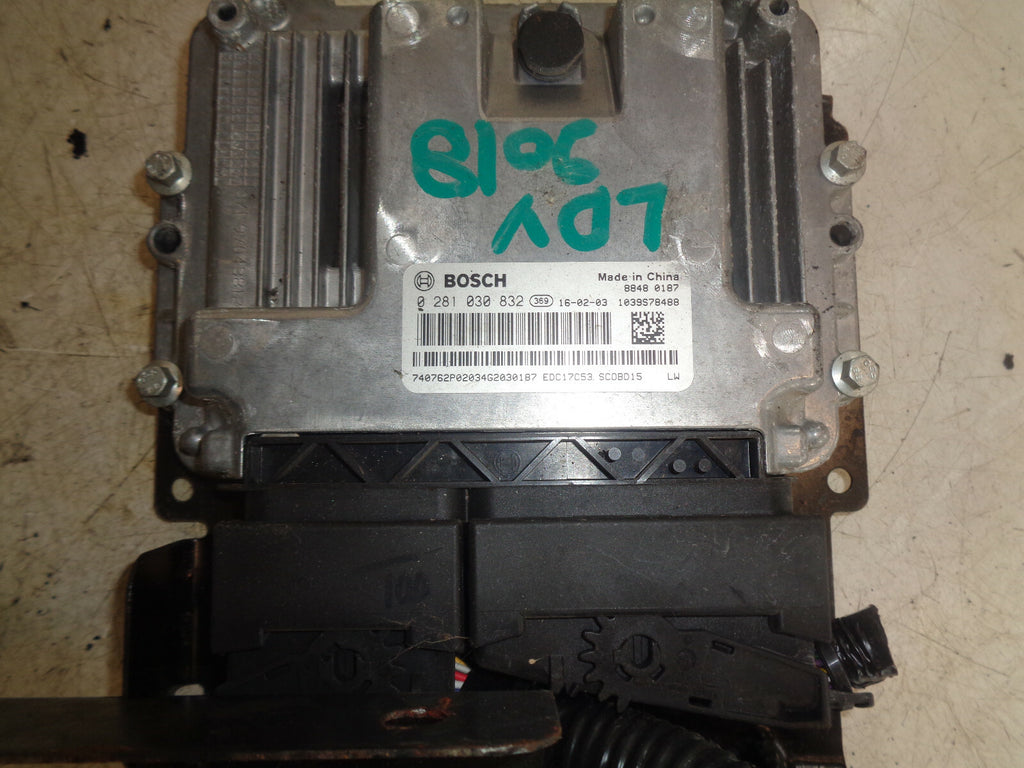 SAIC LDV MAXUS V80 2018 2.5 DIESEL ECU ENGINE CONTROL MODULE UNIT 0281030832