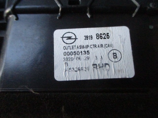 2017 VAUXHALL CORSA SIDE DASHBOARD AIR VENT 39198625